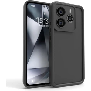 M.tk moveteck Xiaomi Redmi Note 14 Kılıf Yumuşak Renkli Lansman Silikon Kapak Kamera Korumalı Çıkıntılı 3D Kalın Kenarlı