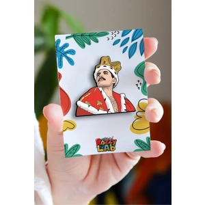 Rozzy Lab Queen Freddie Mercury No3 - Rock Music - Müzik - Pin - Rozet - Broş - Yaka Çanta Aksesuar