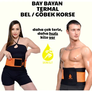 10ur Online Termal Sauna Kemeri Yağ Bel Göbek Eritme Incelme Terleme Korsesi Neopren Kumaş