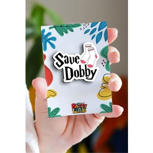 Rozzy Lab Save Dobby Harry Potter - Pin - Rozet - Broş - Yaka Çanta Aksesuar