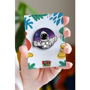 Rozzy Lab Astronot - Pin - Rozet - Broş - Yaka Çanta Aksesuar