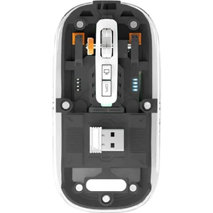 Bluetooth Destekli Kablosuz Şarjlı Şeffaf Mouse Sessiz ve Şık Tasarım