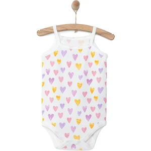 Kalp Desenli Ip Askılı Body