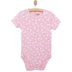 Çiçekli Kısa Kol Body