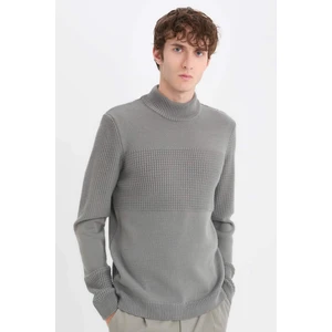 Standart Fit Yarım Balıkçı Yaka Triko Kazak E6991AX24WN