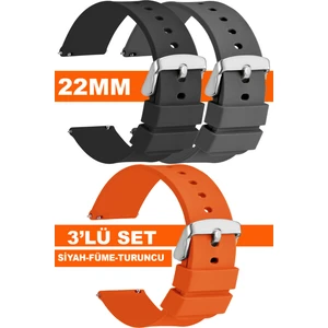 Xiaomi Redmi Watch 5 Active / Xiaomi Redmi Watch 5 Lite Uyumlu 22mm Silikon Kordon Kayış