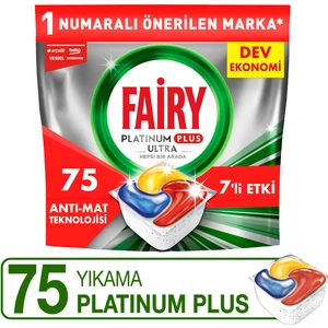 Platinum Plus Bulaşık Makinesi Deterjanı Tableti / Kapsülü 75 Yıkama