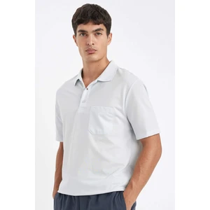 Regular Fit Basic Düz Kısa Kollu Pike Polo Tişört X7133AZ24SM