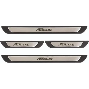 Focus -4 2018+ Old Krom Kapı Eşiği 4 Parça Paslanmaz Çelik