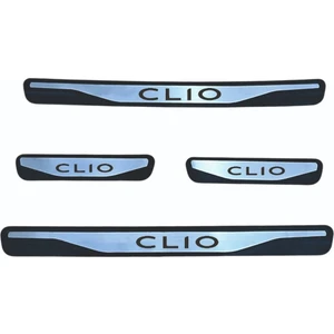 Clio 2 Kapı Eşiği 1999-2006 New Krom Kapı Eşiği 4 Parça Paslanmaz Çelik