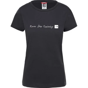 The North Face W SS Neverstopexploring Tee-Eu Siyah Kadın T-Shirt NF00A6PRKY41