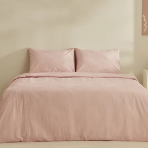 Karaca Home Fiora  Pamuk Soft Touch Çift Kişilik Nevresim Takımı Pembe