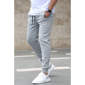 Basic Gri Eşofman  Altı – %65 Pamuk %35 Polyester, Relaxed Fit, İlkbahar/Yaz Rahat ve Şık Basic Model 4210