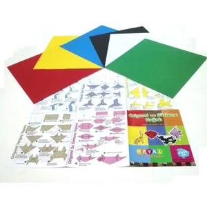 Hayal Origami Kağıt Seti 20*20 cm özel set 24 adetli