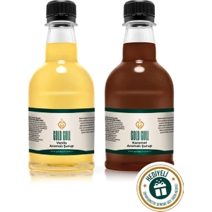 Gold Gull Vanilya & Karamel Aromalı Kahve & Meyve Şurubu 2 x 300 ml