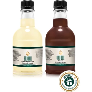 Gold Gull Hindistan Cevizi & Fındık Aromalı Kahve & Meyve Şurubu 2 x 300 ml