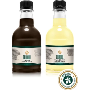 Gold Gull Çikolata & Beyaz Çikolata Aromalı Kahve & Meyve Şurubu 2 x 300 ml