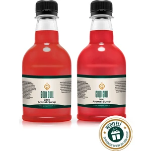 Gold Gull Çilek & Nar Aromalı Kahve & Meyve Şurubu 2 x 300 ml