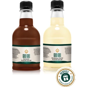 Gold Gull Karamel & Hindistan Cevizi Aromalı Kahve & Meyve Şurubu 2 x 300 ml