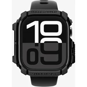 Apple Watch 46mm Seri 10 Kılıf Rugged Armor Matte Black - ACS08597