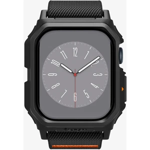 Apple Watch 46mm Seri 10 Kılıf & Kordon Kayış Lite Fit Pro Matte Black - ACS08609