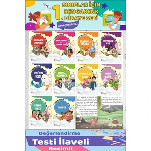 1. Sınıf Okumayı Sevdiren 10 Lu Hikaye Seti 12 (32 Sayfa)