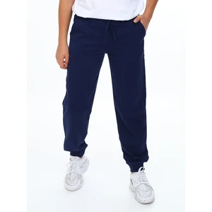 Unisex Kız Erkek Çocuk Lacivert Basic Eşofman Altı