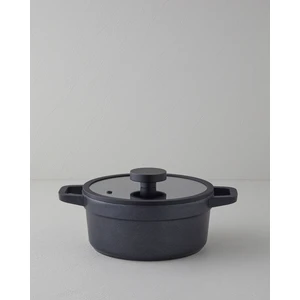 English Home Prime Gusto Döküm Derin Tencere 24 cm Siyah