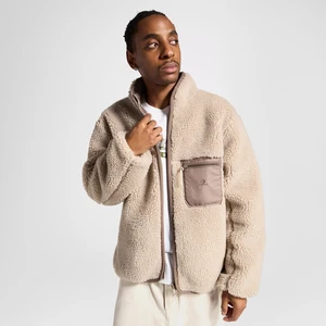 Classic Erkek Dik Yaka Çift Taraflı Bej Ceket