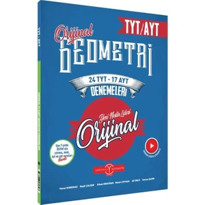 Orijinal Yayınları Tyt Ayt Geometri 24 Tyt 17 Ayt Deneme