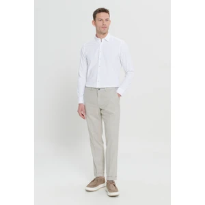 Comfort Fit Rahat Kesim Yan Cepli Desenli Beli Lastikli Pantolon