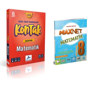 Paraf Yayınları 8.sınıf Kontak Matematik Deneme &  8.sınıf Matema