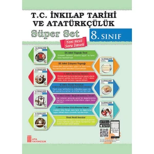 Ata Yayıncılık  8.Sınıf T.C. İnkılap Tarihi Ve Atatürkçülük Set