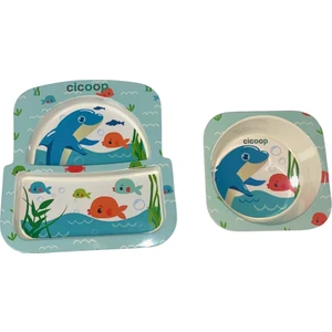 Cicoop Bebek 2 Parça Mama Tabağı Seti