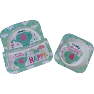 Cicoop Bebek 2 Parça Mama Tabağı Seti