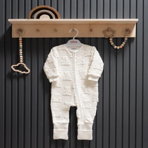 Tiffany Baby Big Bear Theme Fermuarlı Patiksiz Tulum 36033