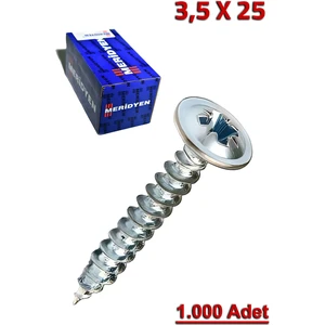 Arkalık Vidası 3,5X25 (1.000 Adet)