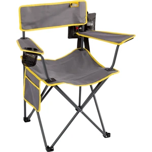 Funky Chaırs Camper Katlanabilir Kamp Piknik Sandalyesi - Gri/sarı