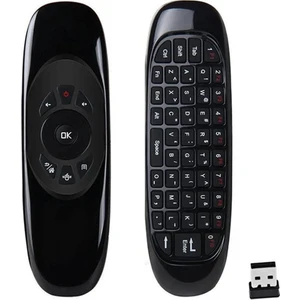 The Wlue 2.4 Ghz Air Mouse Klavye Ses Anahtarlı Jiroskop Akıllı Tv Android Box Klavyeli Uzaktan Kumanda