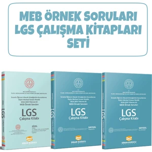 Sinan Kuzucu Yayınları MEB Örnek Soruları LGS Çalışma Kitapları Seti ( Sayısal - Sözel )