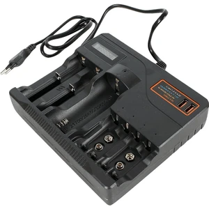 Pil Şarj Cihazı (18650-9V-AA ve AAA-14500-26650-21700-32650) Model Piller Için Uygundur