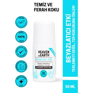 Heaven On Earth Doğal Organik Roll On Calm- Aluminyum Tuzu Içermez 50 ml Vegan
