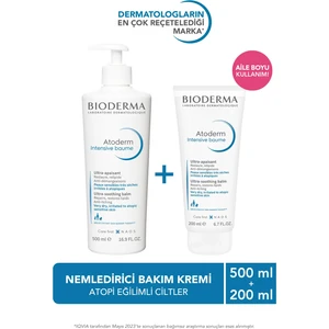 Atoderm Intensive Balm Atopi Eğilimli Cilt Nemlendirici Onarıcı Krem Ikili Avantajlı Set 500 & 200ml