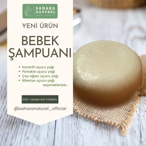Sahara Naturel Katı Bebek Şampuanı 50 Gr.