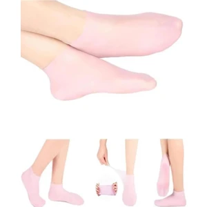 Silikon Ayak Bakım Nemlendirici Çorap Çatlak Kuruluk Önleyici Jel Topuk Krem Çorabı Ayak Maskesi