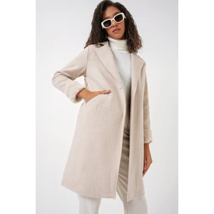 9085 Kaşe Kaban - Bej