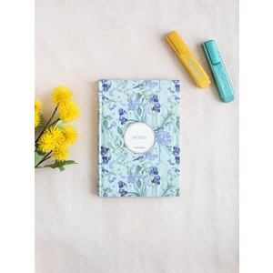 Lavanta Desenli Bez Ciltli Defter - 3
