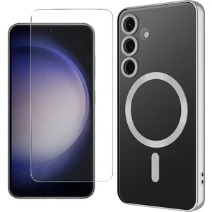 Samsung Galaxy S24 Kılıf Kamera Korumalı Magsafe Wireless Şarj Özellikli Zore Demre Kapak + Nano Ekran Koruyucu