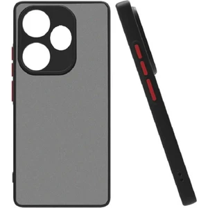 Xiaomi Redmi 13 4g Kılıf Mat Parmak Izi Yapmaz Kamera Korumalı Renkli Tuşlu Sert Silikon Kapak