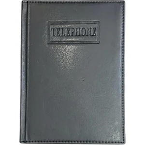 Yaldızlı Suni Deri Telefon Fihristi 14*20 cm - 122 Yaprak
